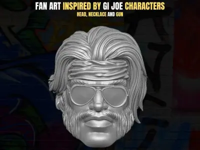Torch Kit  GI Joe Fan Art for action figures 3D print model