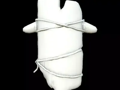 HIE Clean Horror Shield D180323 Low-poly 3D model