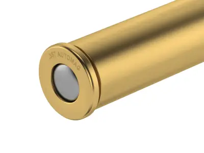 Bullet 357 AUTOMAG 3D model