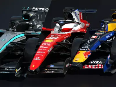F1 2026 Car pack Low-poly 3D model