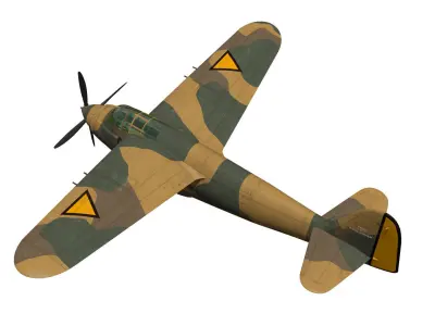 Koolhoven FK55 3D model