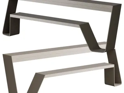 Extremis HOPPER BENCH Bench 3D model