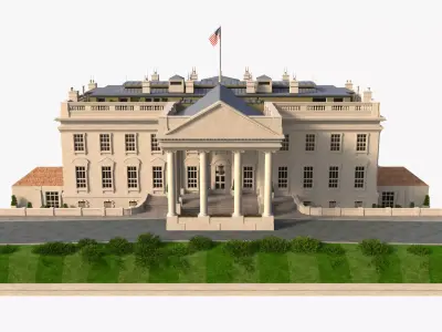 The White house 3D model buy