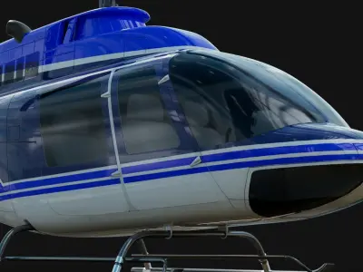Helicopter 3D model 17