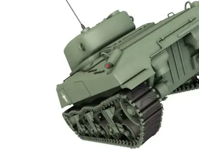 M4 Sherman Tank 3D model buy