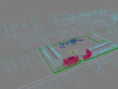 Industry Building 3D model by papan-denis from CGTrader (Polygon mesh)