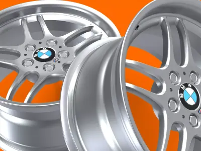 Parallel Styling 37 Wheel Mid-poly 3D model