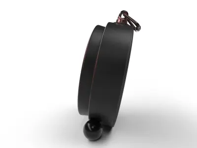 Vintage clock Low-poly 3D model