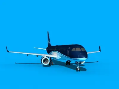 Embraer Emb-190 Charter One 3D model