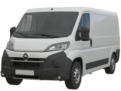2024 Opel Movano  L2H1 Detailed interior 3D model