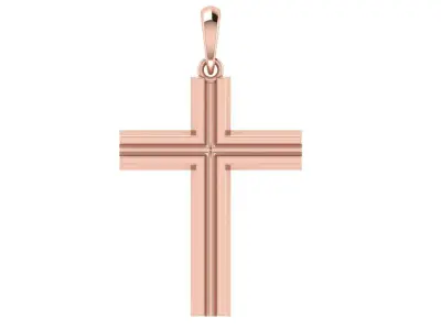 CROSS PENDANT CR129 3D print model
