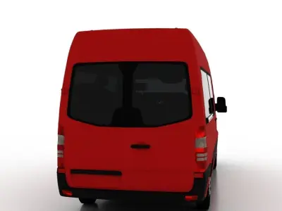 Mercedes Benz Sprinter L2H2 2015 Passenger EU 3D model