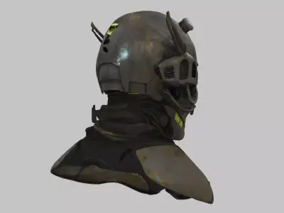 Cybernetic Reaper Low-poly 3D model