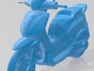 Piaggio Beverly Tourer 300 2011 Printable Motorbike 3D print model