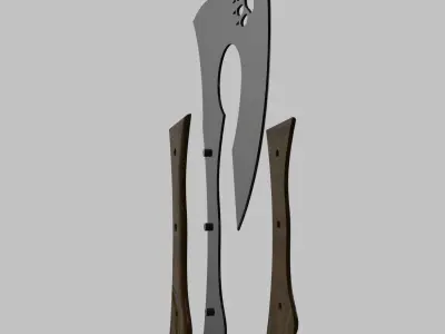Axe tool 3D model purchase