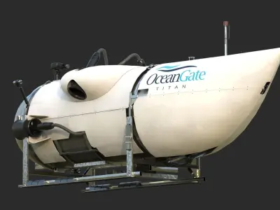 OceanGate Titan submarine 3D model