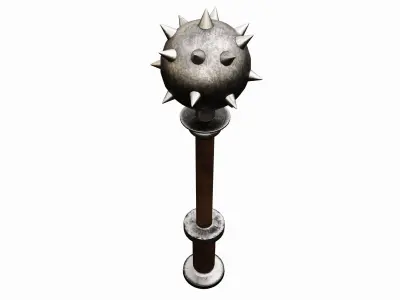 Medieval Weapon Mace Low-poly 3D model
