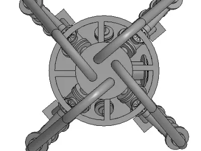 Gypsum cyclone 3D model