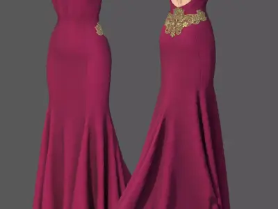 FORMAL DRESS 3D model