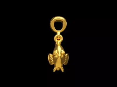 Fish pendant Free 3D print model