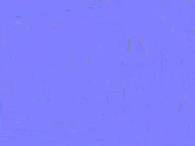 Rusted Abandoned Ambulance Bus 3D Model Post Apocalyptic Vehicle Low-poly 3D model