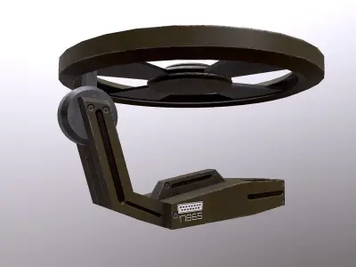 TURRET 05 Low-poly 3D model
