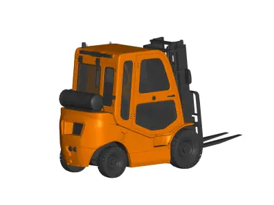 Lift Truck 3D model by truck-3d