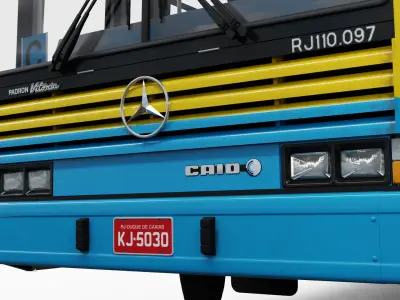 1989 Caio Padron Vitoria Reginas MB OF-1315 Gas 3D model