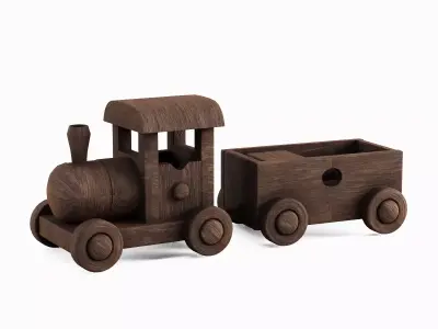 Wooden Toy Train Pack