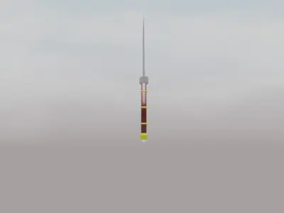 Sword Low-poly 3D model 40