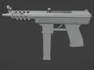 SUBMACHINE GUN 3D model