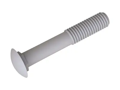 Carriage bolts 3D Model 3D model