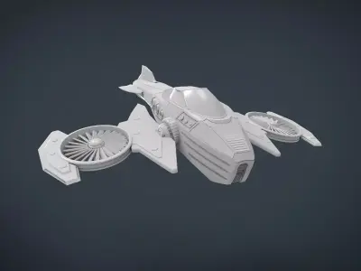 Police aircraft 3D Print 3D print model
