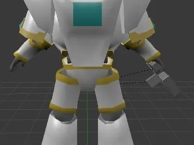 Gods Righteous Galactic Paladin Low-poly 3D model