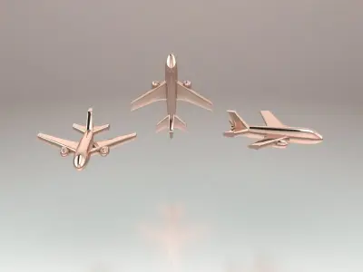 airplane pendant 3D print model buy