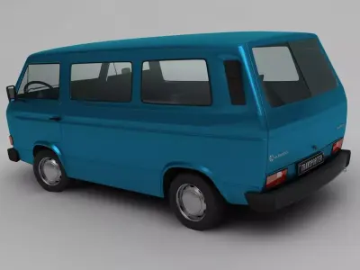 Volkswagen Transporter T3 3D model