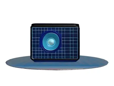 Holographic Map Projector 3D Model 3D model