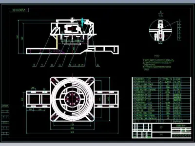 VSI-8618  VERTICAL MILL IMPACT CRUSHER 3D model
