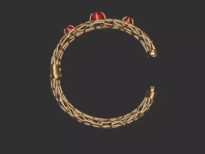 Ruby Bracelet 3D model