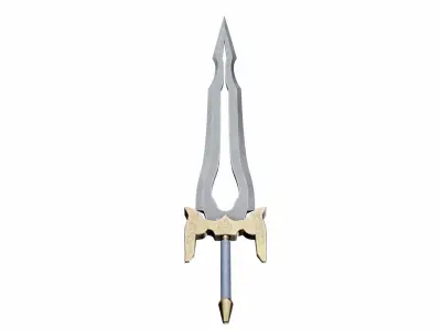 Sword 23 Low-poly 3D model
