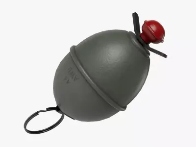 WW2 M39 German Grenade Free 3D model