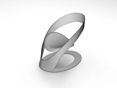 Modern Chair Low-poly 3D model purchase