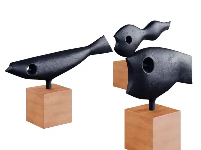 Nobuho Miya fishes Free 3D model