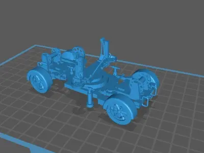 WW2 German 150mm Search light 3D print model