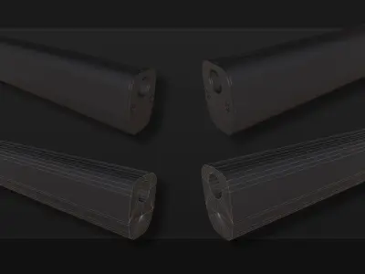 3D Kitbash Silencer Set- Volume 1 Low-poly 3D model
