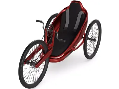 Handcycle 3D model shop