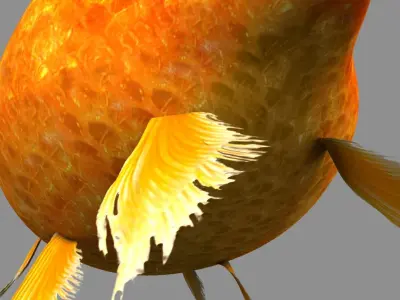 Gold Fish 3D model purchase