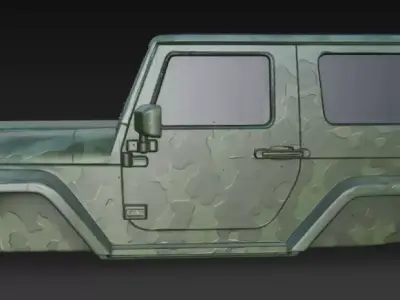 jeep body  3D model by im3dking