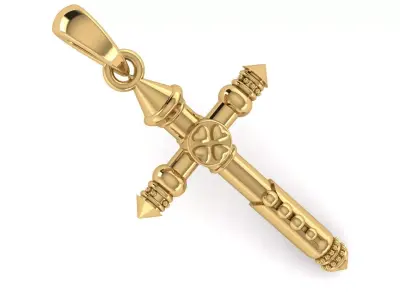 CROSS PENDANT CR178 3D print model