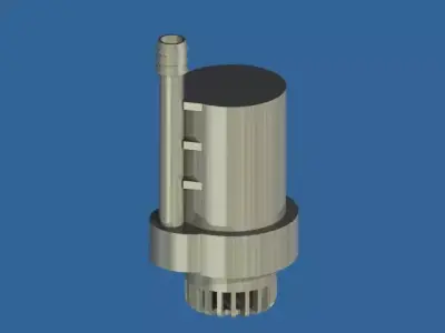 Small water pump Free 3D model